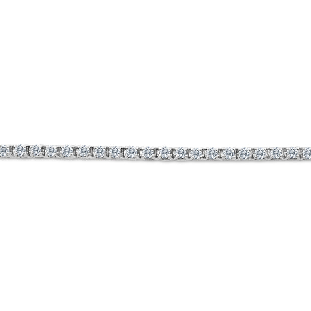 2.00ctw Natural Diamond Tennis Bracelet in 14k White Gold (J-K, I1-I2)