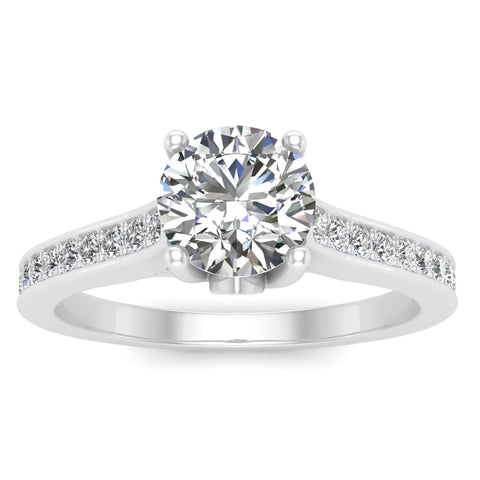1/2ctw Diamond Engagement Ring in 10k White Gold