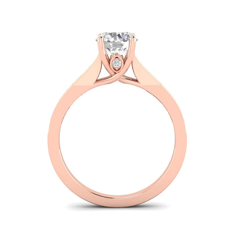 3/4ctw Diamond Engagement Ring in 10k Rose Gold