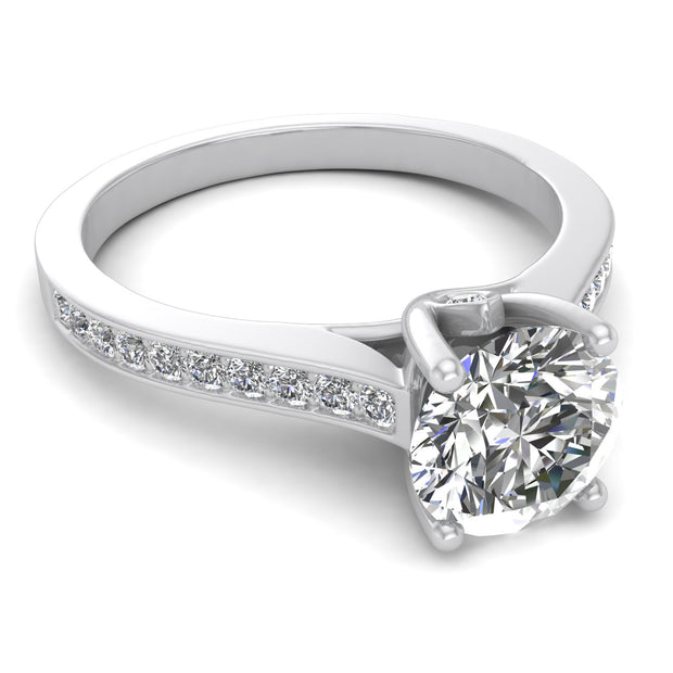 3/4ctw Diamond Engagement Ring in 10k  White Gold