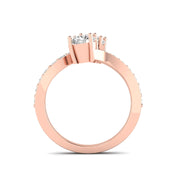 1.00ctw Diamond Two Stone Ring in 10k Rose Gold