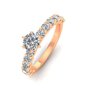 Certified 2.00ctw Diamond Solitaire Engagement Ring in 14k Rose Gold