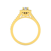 1/2 Carat TW Women's Diamond Engagement ring in 10k Yellow Gold