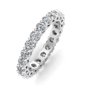 2.00 Carat TW Natural Diamond Eternity Band in 14k White Gold