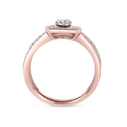 1/2 Carat TW Diamond Bridal Set in 10k Rose Gold (J-K, I2-I3)
