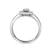 1/2 Carat TW Diamond Bridal Set in 10k White Gold (J-K, I2-I3)