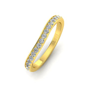 3/8 Carat TW Diamond Wedding Band in 10k Yellow Gold (G-H, I1-I2)