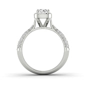 1.00ctw Diamond Halo Engagement Ring in 10k White Gold (J-K, I2-I3)