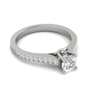 1/2ctw Diamond Engagement Ring in 10k White Gold (J-K, I2-I3)