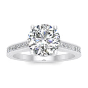 3/4ctw Diamond Engagement Ring in 10k  White Gold (J-K, I2-I3)