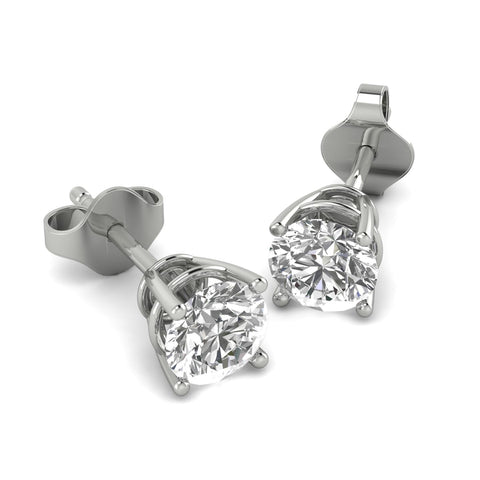 Lab Diamond Stud Screw-Back Earrings (1 1/2 ct. tw.) - 14K Yellow Gold Lab Diamond Stud Screw-Back Earrings (1 1/2 ct. tw.) - 14K Yellow Gold
